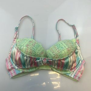 Ravijour Satin and Lace Wired Bra - Size 70/75 D - N165-74